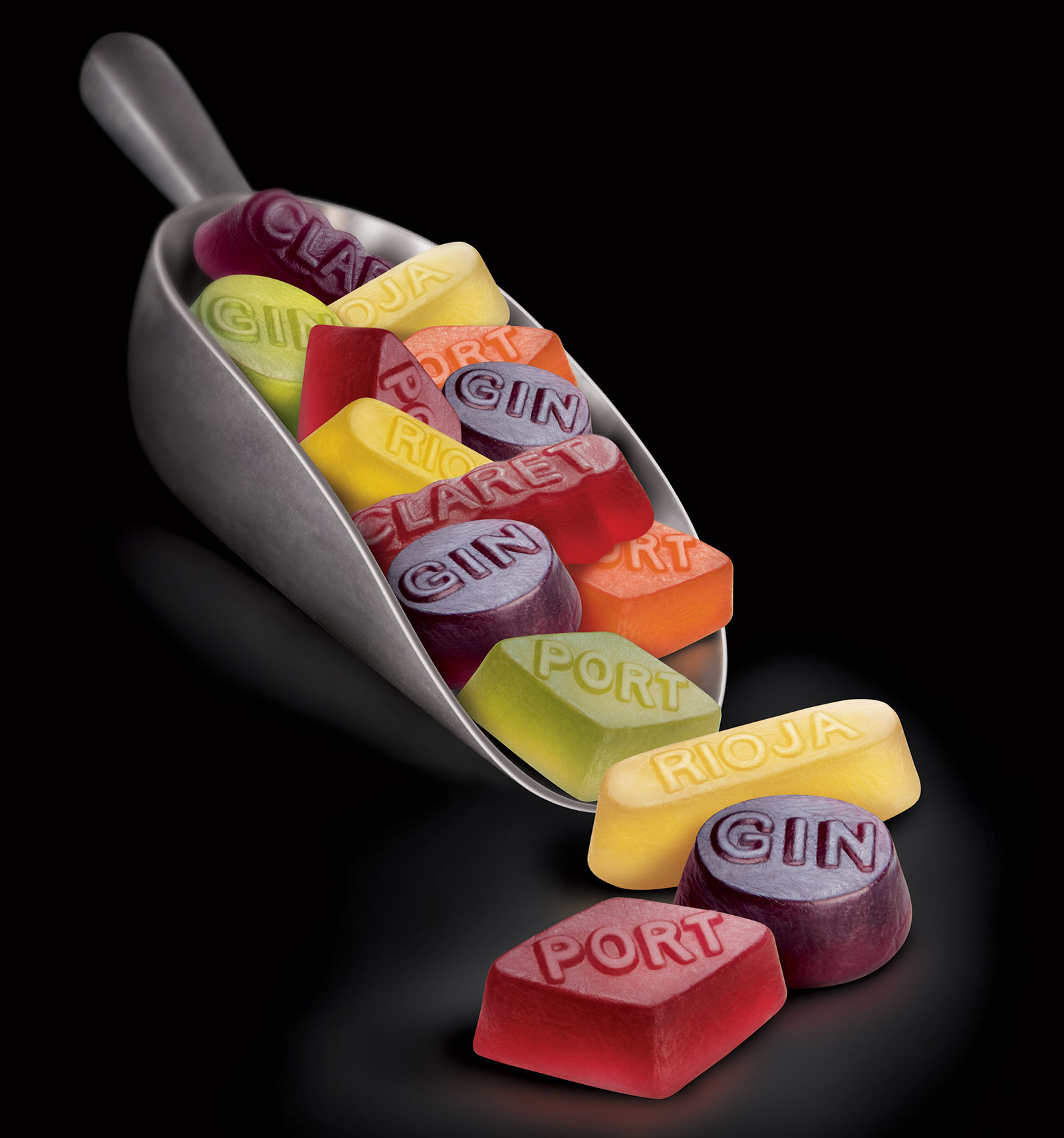 12 wine gums