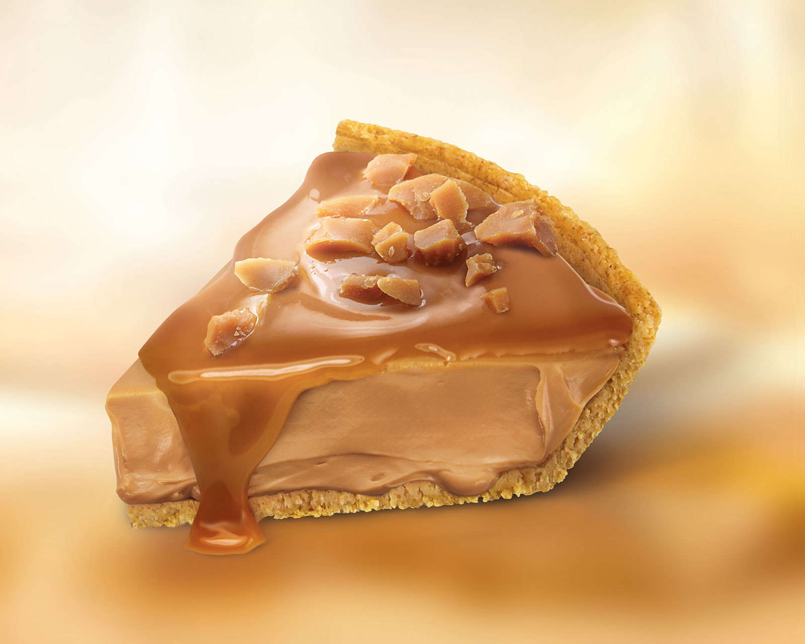 10 caramel toffee pie