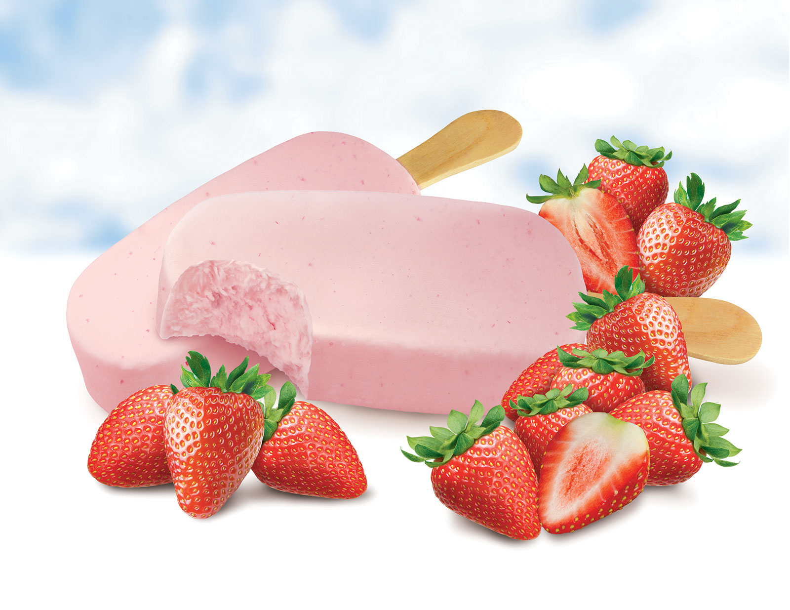 12 strawberry yogurt bar