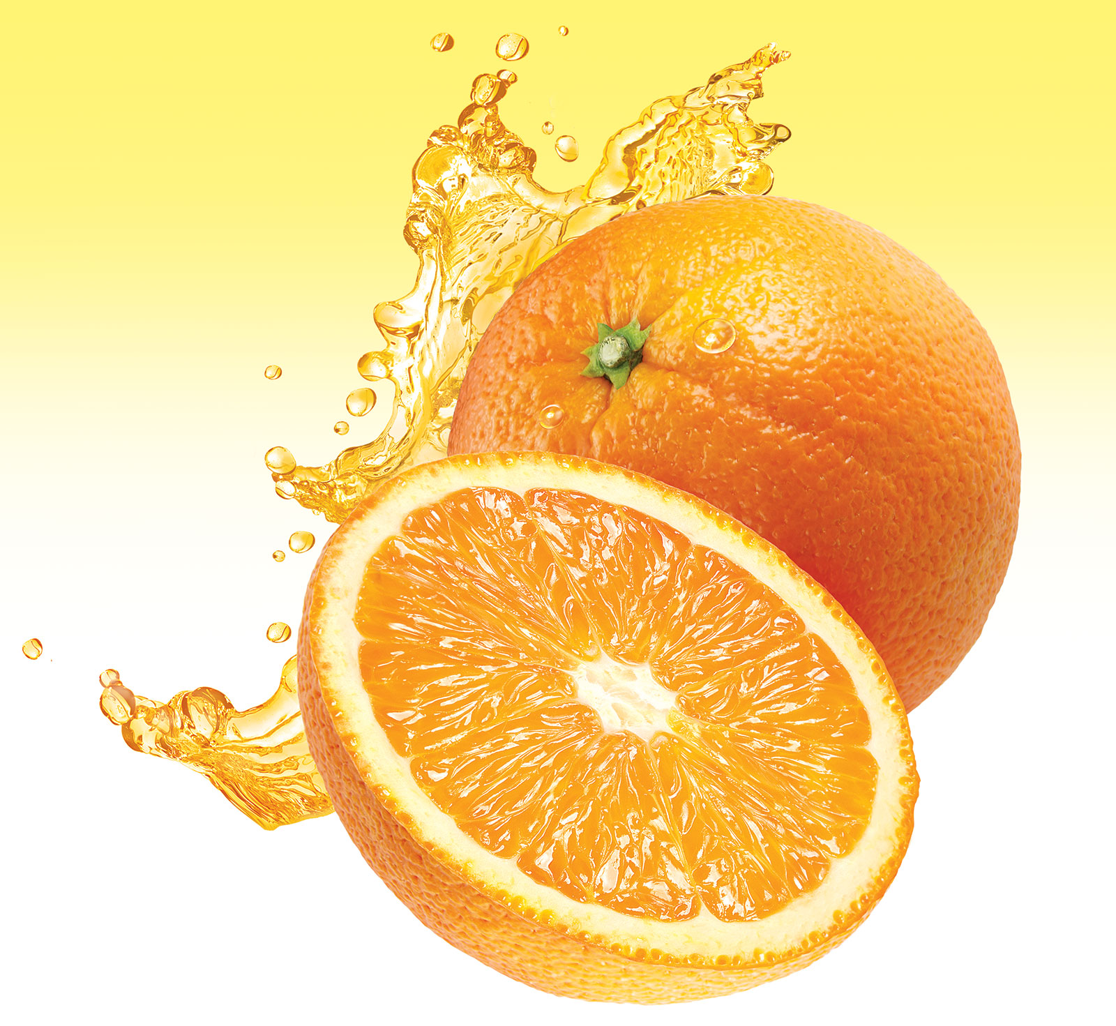 18 orange juice splash